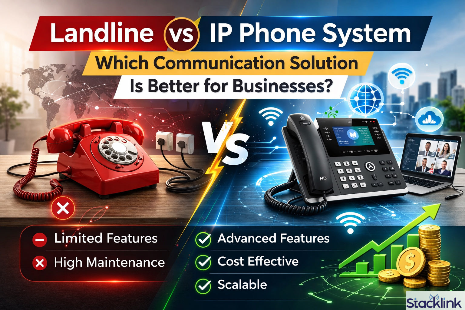 Landline vs IP Phone System: Which Communication Solution is Better for Businesses?