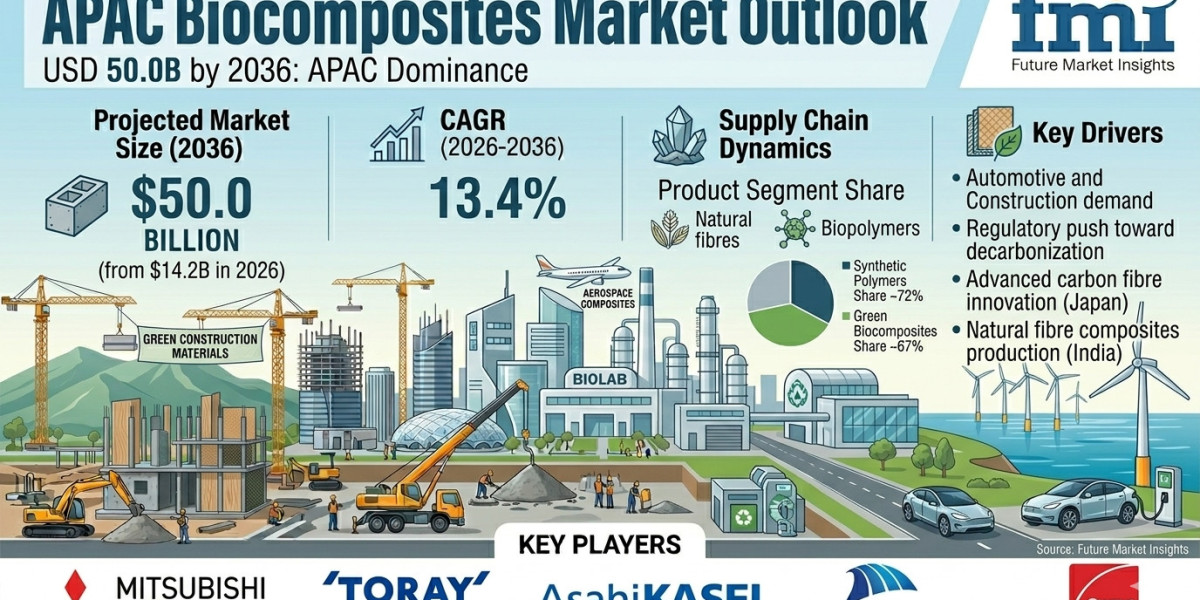 APAC Biocomposites Market Outlook 2026–2036: APAC Dominance Driven by Asahi Kasei, Mitsui
